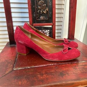 Marc Jacob’s Elegant Red Suede Women's Shoes